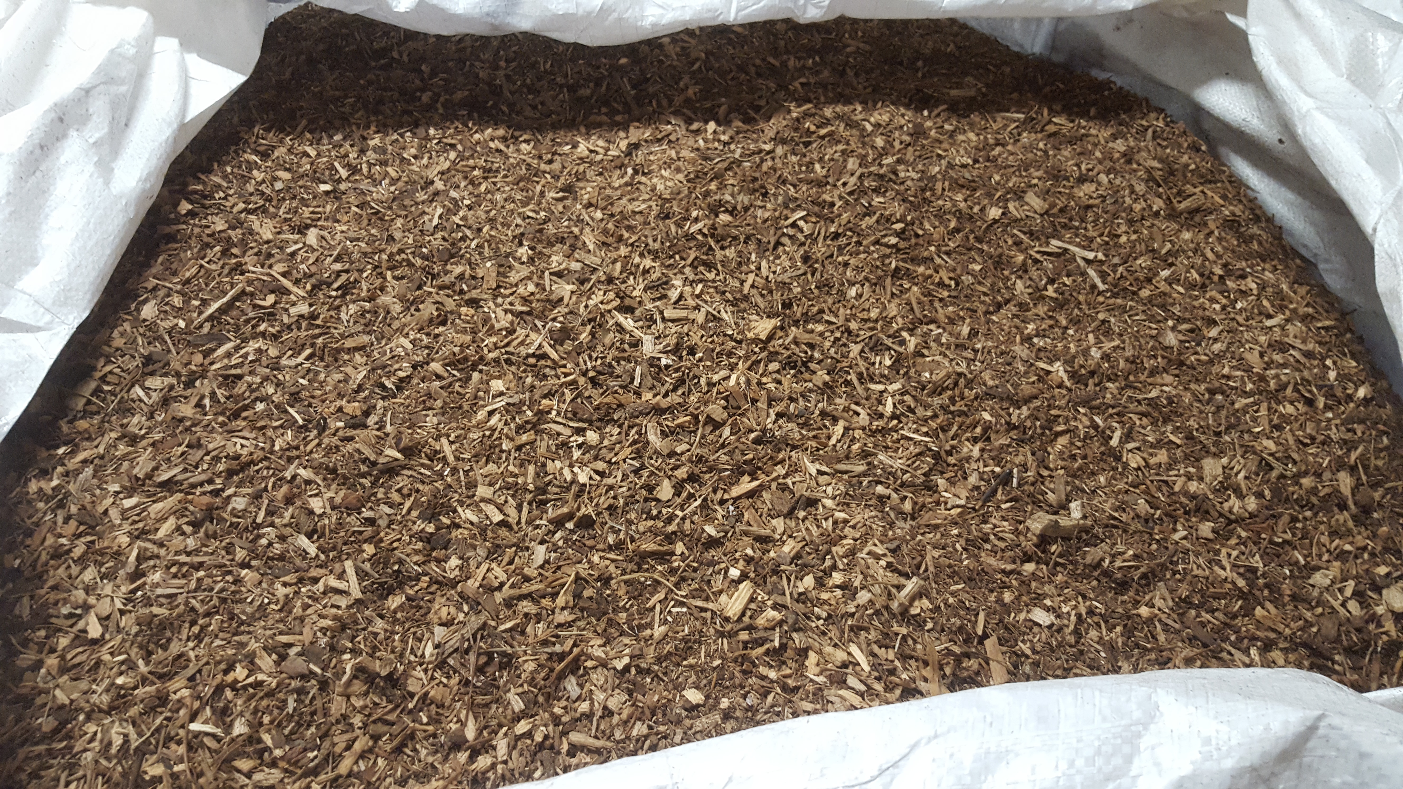 Nebenprodukt der Waldholzschnitzelaufbereitung